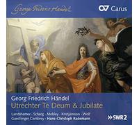Handel/ Landshamer/ Rademann - Utrecht Te Deum & Jubilate