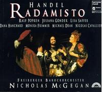 Handel - Radamisto / Popken, Gondek, Saffer, Hanchard, Frimmer, M. Dean, Cavalier, Freiburg Baroque Orch., McGegan