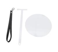 Handgarnhalter Handgarnhalter aus Acryl mit Gummiband 360 Grad Rotation Tragbarer Handgarnhalter für Reisen und Outdoor Aktivitäten 3 Stück Christmas Gifts (trasparente)