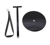 Handgarnhalter Handgarnhalter aus Acryl mit Gummiband 360 Grad Rotation Tragbarer Handgarnhalter für Reisen und Outdoor Aktivitäten 3 Stück Christmas Gifts (nero)