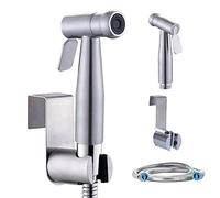 Handheld Bidet - Spruzzatore Inossidabile Spruzzatore per Doccia/Bidet WC doccia doccetta con Tubo 1.5M e Staffa di Supporto è Ideale per L'igiene Personale Quotidiana (3 pezzi)