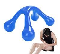 Handheld Body Massager - 4.10 x 2.44in Bow-Shaped compact hand massage
