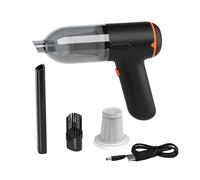 Handheld Car Vacuum Cleaner, Cordless Car Vacuum Cleaner, 9000Pa Vacuum And Air Duster, Rechargeable Portable Mini Hand Held for,Home,Office,Pet Hair(Orange)