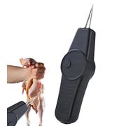 Handheld Chicken Plucker, Hair Removal Tool, Stainless Steel Defeatherer, Manual Quill Extractor, Ideal for Poultry Processing, Farm Use, Butcher Prep, Outdoor Cleaning Task