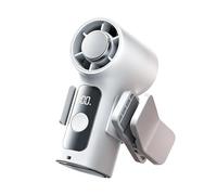 Handheld Cooling Fan - 3.66 Zoll, ABS Tragbarer Mini Luftkühler | USB Wiederaufladbares Gerät, Halterung, LED Display Einheit, Kinderwagen Ventilator Für Reisen Camping Sommer Outdoor Einsatz