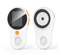 Handheld Digital Microscope 500X, 2MP 1080P HD USB with 2" IPS Screen 8 Adjustable LED Lights Portable Pocket Microscope Circuit Board Inspection (Il bianco)