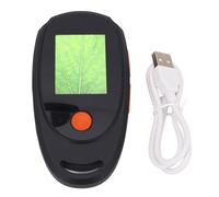 Handheld Digital Microscope, with 2in IPS HD Color Screen 500X Magnification 8 Adjustable LED Lights for Kids Scientific Experiments and Nature Exploration ABS Material