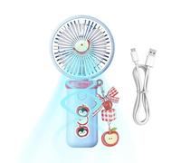 Handheld Fan - ABS Portable Cooling Device, USB Rechargeable Mini Fan, Lightweight Personal Air Cooler | Quiet Desk Fans For Travel, Camping, Beach, Patio, Office And Summer Use