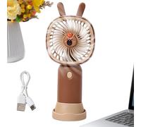 Handheld Fan - Cute Capybara Design, 3-Speed Rechargeable, Portable