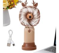 Handheld Fan - Cute Capybara Design, 3-Speed Rechargeable, Portable