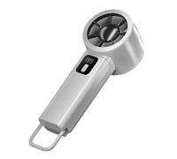 Handheld Fan Device, USB ricaricabile Cooler, Foldable Air Circulator, Portable Cooling Tool, for Men Women Outdoor Indoor Travel Home Office Personal Comfort Heat Relief Compact Use Long Battery Life