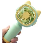 Handheld Fan - Hand Held Fans Rechargeable Cartoon Lightweight Quiet