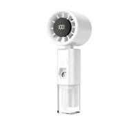 Handheld Fan - Mini Fan With Mist 30ml Water Tank Rechargeable 100 Speeds