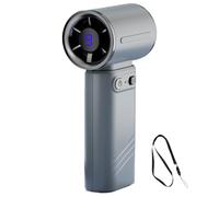 Handheld Fan, Mini Portable Fan, Adjustable Speed Control, Digital Display Design, Cooling Tool for Women, Men, Travel, Office, Outdoor, Summer Use, 3000 mAh, Gray and Pink