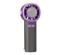 Handheld Fan, Personal Pocket Cooler, Digital Display Design, Rechargeable Semiconductor Gadget, High Speed Cooling Device for Beach, Walking, Camping, 2.56x2.36x6.38 inches