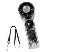 Handheld Fan - Portable Battery Powered Cooling Device, Digital Display Personal Fan, Long Lasting Cell High Velocity Airflow, Variable Speed Control Handheld Air Circulator for Outdoor Summer