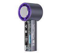 Handheld Fan, Portable Fan, 1.3x2.4x6.18 Inches Lightweight Design Led 100 Speed Cooling Rechargeable, Display Gadget for Outdoor, Summer, Travel, Outing and Beach Use