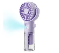 Handheld Fan, Portable Misting Personal Fan, 1.57x2.83x6.61 Inches Adjustable Cooling with Fine Mist Spray, Rechargeable Mini Air Cooler for Outdoor Activities, Hiking, Travel Use