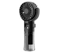 Handheld Fan, Portable Misting Personal Fan, 1.57x2.83x6.61 Inches Adjustable Cooling with Fine Mist Spray, Rechargeable Mini Air Cooler for Outdoor Activities, Hiking, Travel Use