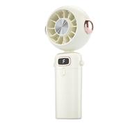 Handheld Fan Portable Ventilator, Rechargeable Personal Cooling Device with Quiet Airflow Function for Travel Outdoor Summer Car Desk Baby Stroller Home Use 8x4.5x17.5cm/3.15x1.77x6.89 inches