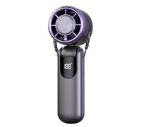 Handheld Fan - Portatile Hand Held Fan | 4~20h Usb Rechargeable | 1.5~2h Fast Charging Mode | Noise Reduction | Folding Cooling Ventilatore Led Display | 100 Wind Speeds For Outdoor Activities