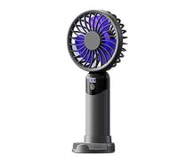 Handheld Fan - Ricaricabile Digital Display 6-Speed Portatile