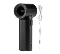 Handheld Fan, Small Cooling Fan, USB Rechargeable Battery Powered Pocket Speed Control Compact Long Lanyard Portable, Air Cooler for Travel Outdoor Commute, 4.72x2.24x1.65Inches, White, Black, Green