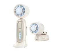 Handheld Fan, USB Rechargeable Portable Mini Hand Held Fans | 199 Speed Cooling LED Display | Mini Battery Operated Hand Held Fan For Travel Summer Camping Hiking Fishing Outdoor Home Office Bedroo