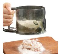 Handheld Farina Shaker, Trasparente Farina Sieve, Baking Accessories With Scale, Fine Mesh Cooking Equipment, Best Powdered Sugar Sifter Handheld Farina Shaker With Measurement Scale for Baking