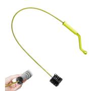 Handheld Fertilizer Spreader - Even Coverage, Green Ergonomic Grip Shovel Style, Adjustable Flow + Seed Salt Compatible, Durable ABS Lightweight Build - for Garden Lawn Ice Melt Use
