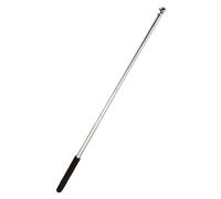 Handheld Flag Pole Stick - Stainless Steel Portable Staff Banner Flag Pole - Ergonomic Handle, Extendable Flagpole, Lightweight for Horse Training, Tour Guide
