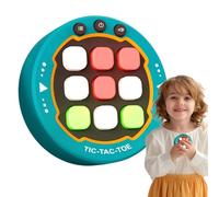 Handheld Game, Thinking Trainer, Strategy Board, Connect 3 Classic, 2.87x0.98 Inches, Grid Based Play, Educational Toy, Brain Development, 3 in a Row Game for Kids Ages 3 to 5