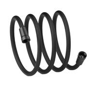 Handheld Hose, Wand Extension Set, Compact Size Flexible Water Pipe with Strong Flow Design, Steel Connector, Modern Bathroom Utility Style, Plumbing Accessory for Home