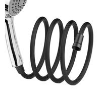 Handheld Hose, Wand Extension Set, Compact Size Flexible Water Pipe with Strong Flow Design, Steel Connector, Modern Bathroom Utility Style, Plumbing Accessory for Home