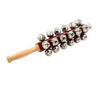 Handheld Jingle Bells, strumento per campane in legno | sonagli a percussione per l'educazione precoce dei bambini, strumenti didattici per la coordinazione occhio-mano