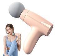 Handheld Massager Device - Deep Tissue Electric, Small Portable Muscle Roller, Adjustable 3 Level Vibration, Quiet Relaxation Tool | Effective Travel Home Workout Use Office Gym Use
