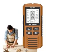 Handheld Metal Detector Wand, High-Sensitivity Security Scanner with LCD Display and Audio Alert, Portable Stud Finder Tool for Construction, Concrete Detection, 5.91x2.64x1.18inch