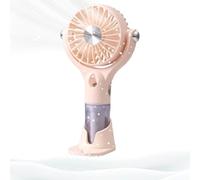 Handheld Misting Fan 100 Sugh 100 speeds opeeds USB Rechargeable Quiet Mini