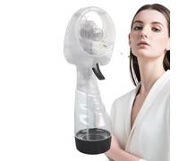 Handheld Misting Fan, Personal Cooling Mister, Portable Spray Device, Battery Operated Design, Outdoor Relief Tool, Ideal for Gardening, Jogging, Fishing, Camping, Barbecue, Hiking Use