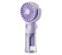 Handheld Misting Fan - Portable Fan | Personal Spray Water Mist Fans | Portable Cooling Gadgets with 4 Gears Misting Spray | Small Air Cooler for Hiking Outdoors | Rechargeable Handheld Mistîng Fans