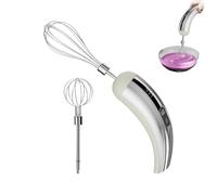 Handheld Mixer - Portable Kitchen Blender Baking Supplies | Electric Hand Blender for Cooking, Baking, Cake, Dough, Cream, Batter, Food Drink or Home Use, 18x5.5cm