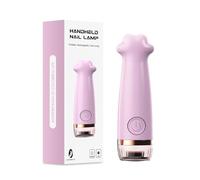 Handheld Nail Dryer Lamp, Fashion Balm Aid, Adjustable LED Tool with Relief, Compact Curing Cosmetic with Stability, Grooming Design, Accessory for Parents Friends Family 7.6cm (2.99 inches)