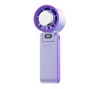 Handheld Pan, Portable Fan, 180° Foldable,3600mAh Battery 100-Speed Adjustable with LED Display, Rechargeable Personal Air Cooler for Hiking Beach Travel, 6.69x2.36x1.97 Inches