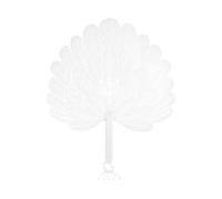 Handheld Portable Fan - White/Black, Tail Shape Cooling Tool, Party Props Cooling Fan, 3 Speeds, USB ricaricabile, batteria 1800 mAh, 5-8 Hour Runtime | Travel, Outdoor, Office, Home, Performance,