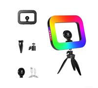 Handheld Ring Light 15W per usb-c Rechargeable Portable Handheld(B pro) | 15W high power, per usb-c rechargeable, 3600mAh per battery, 4h continuous use, handheld design