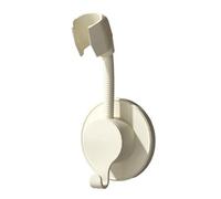 Handheld Shower Head Holder, Rotatable No Drill Mount, Adjustable Ergonomic Wand Bracket, Strong Adhesive Showerhead Stand for Apartment, Dorm, Bathroom, 7.09x2.95x2.17 Inches