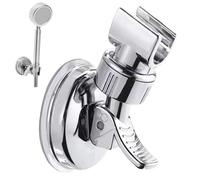 Handheld Shower Head Holder Suction - Cup Waterproof 360 Adjustable Wall RV | Sprayer Hand Held Shower Holder for Home Bathroom Farmhouse | Dorm Gym Hotel RV Rental Indoor Restroom Handheld Shower Head