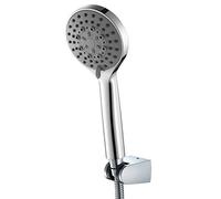 Handheld Shower Head Set High Pressure Chrome Handheld Shower Sprayer, 5 Spray Settings ABS Universal Hand Held Showerhead Set with 59" Stainless Steel Shower Hose And Holder