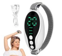 Handheld Sleep Aid Device, Rechargeable Sleep Support Machine, 3.74x1.1 Inches Portable Accessory, Multi Functional Sleeping Instrument, Pulse Hot Compress Bandage for Adults