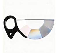 Handheld Special Effect Filter,Photography Filters,Half Round Kaleidoscope Prism,79/100/150mm,Photographic Video SLR Camera Accessories(79mm)